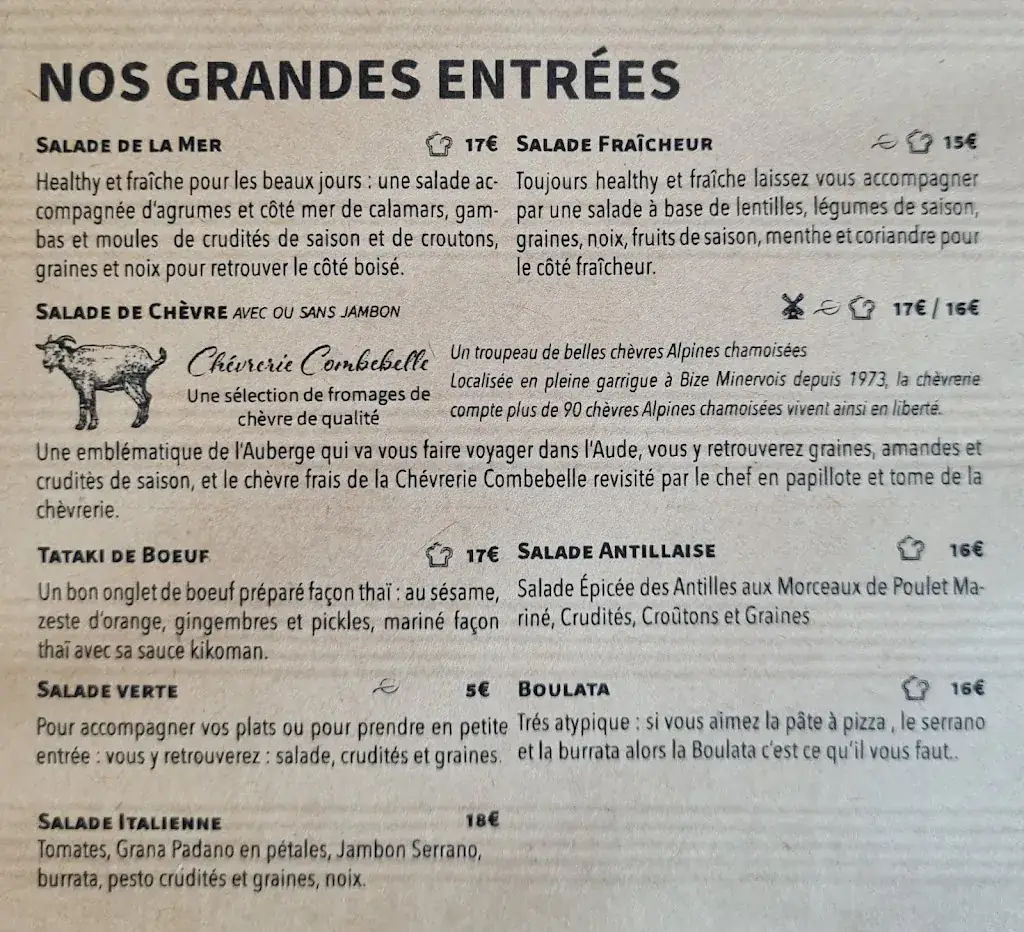 Menu_Auberge du somail_Saint-Nazaire-d'Aude_image_2