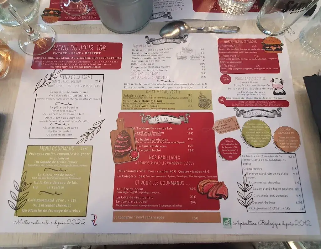 Menu_La Table d'Ayzi_Argelès-Gazost_image_1