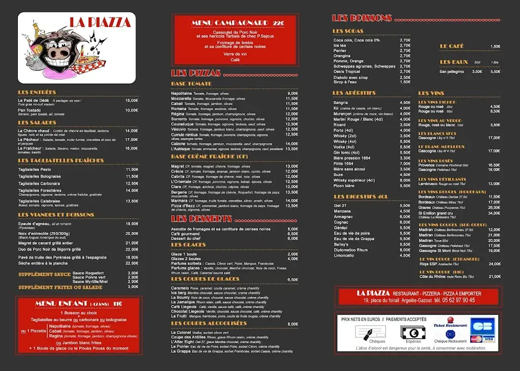 Menu_La Piazza_Argelès-Gazost_image_4