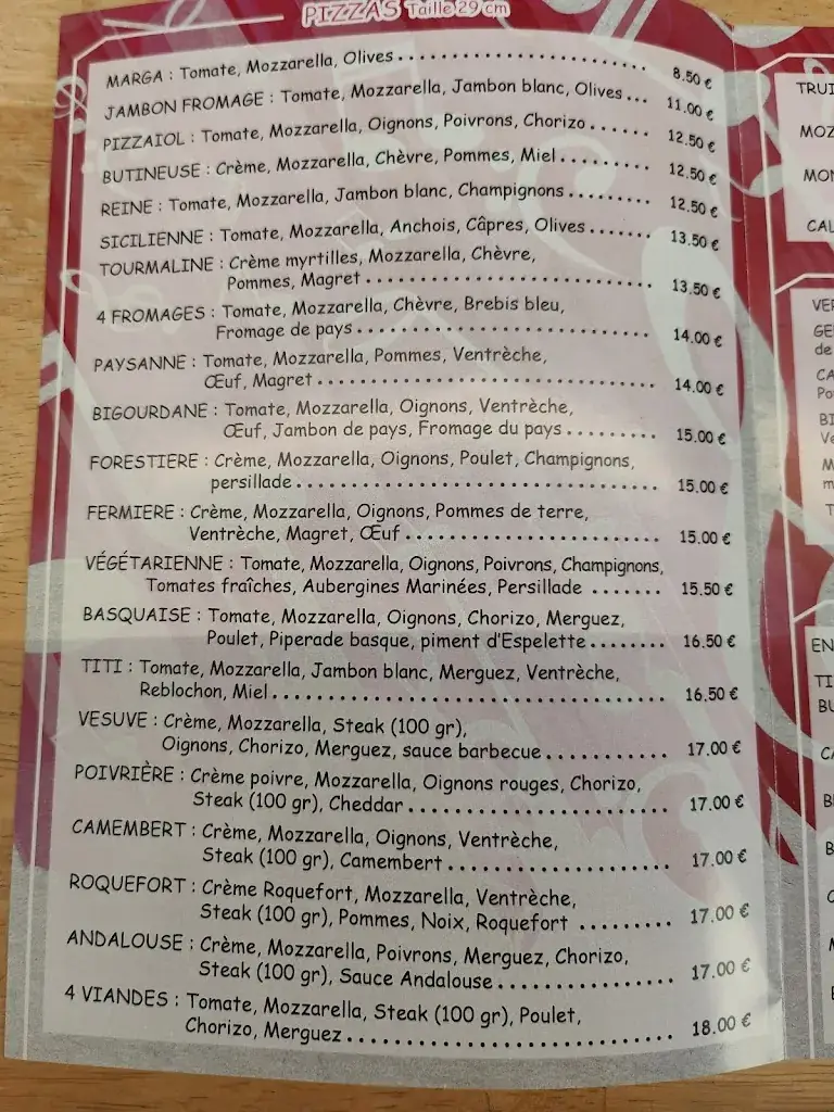 Menu_La Cantine - Pizzeria_Argelès-Gazost_image_4