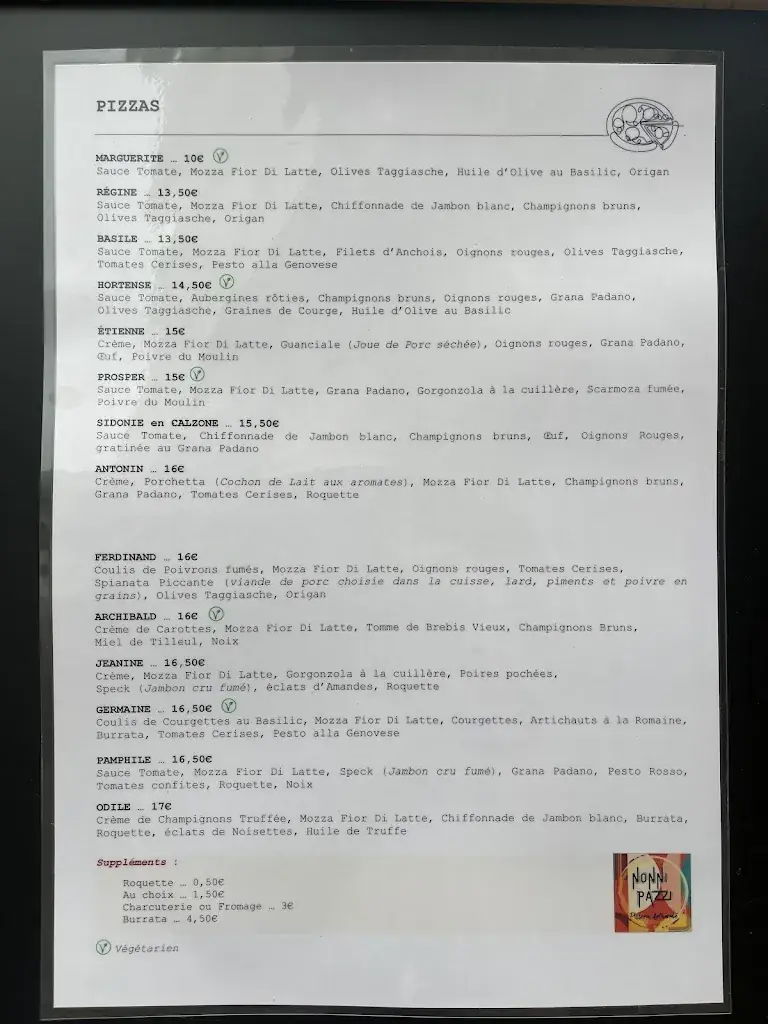Menu_Pizzéria Nonni Pazzi_Argelès-Gazost_image_1