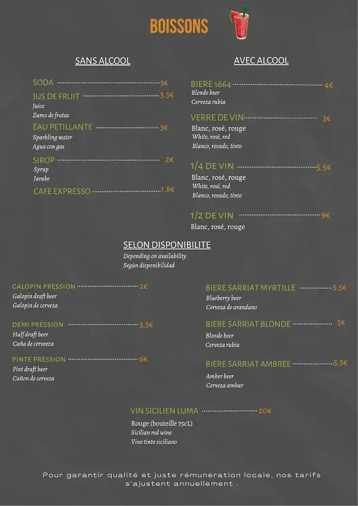 Menu_Le Petit Chiapello_Argelès-Gazost_image_1