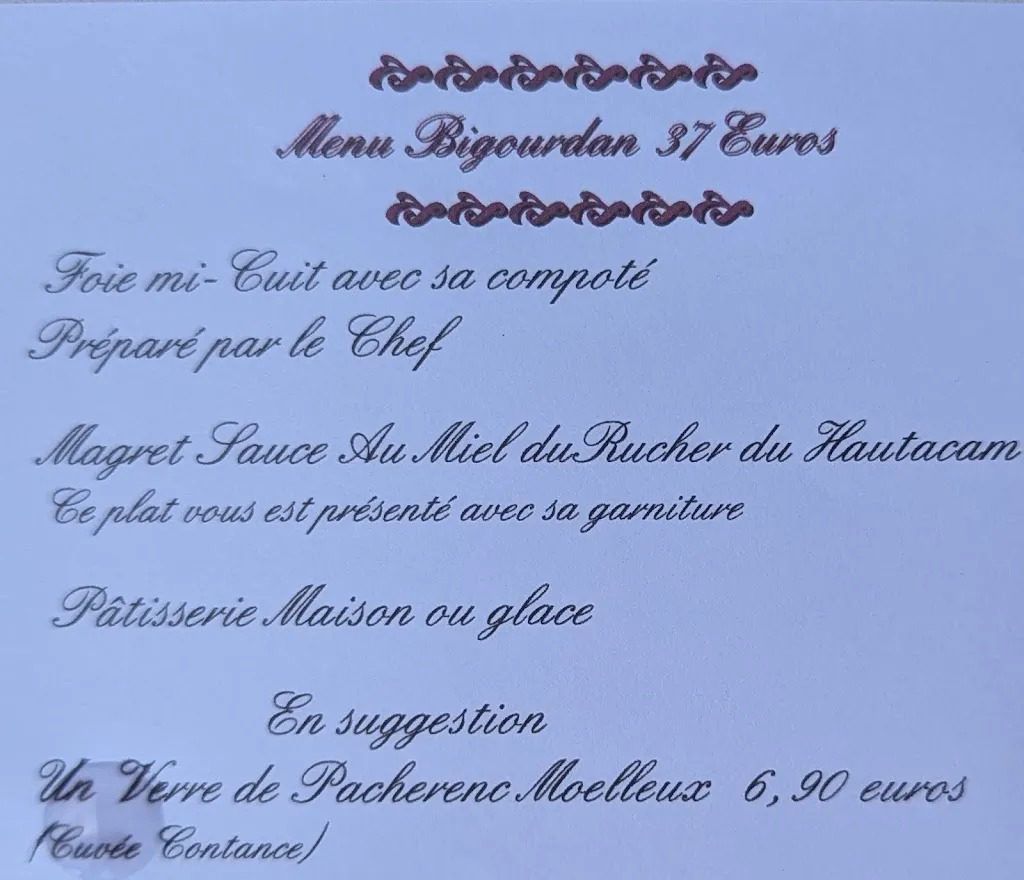 Menu_Auberge Le Bouic_Ayros-Arbouix_image_2