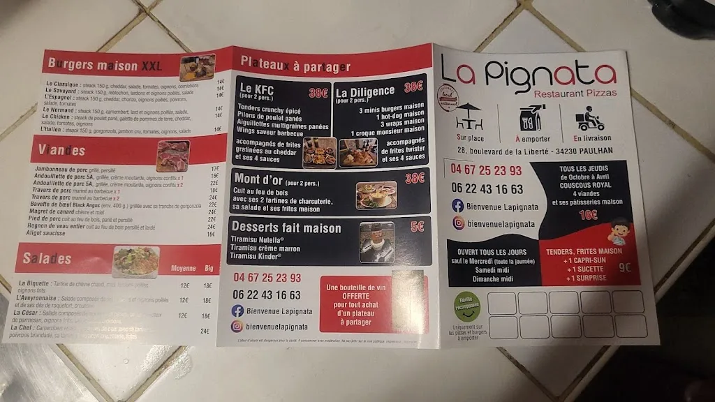 Menu_La Pignata_Paulhan_image_2