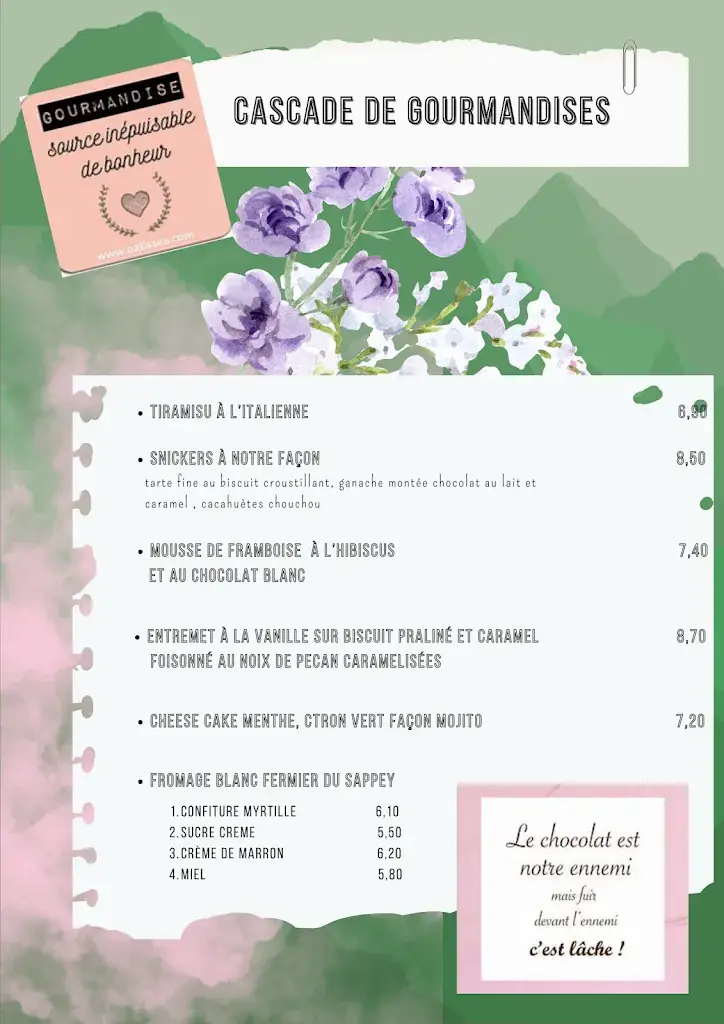 Menu_Restaurant La Grange_Sappey-en-Chartreuse_image_3