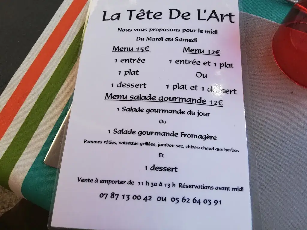 Menu_La tete de l'art_Auch_image_3
