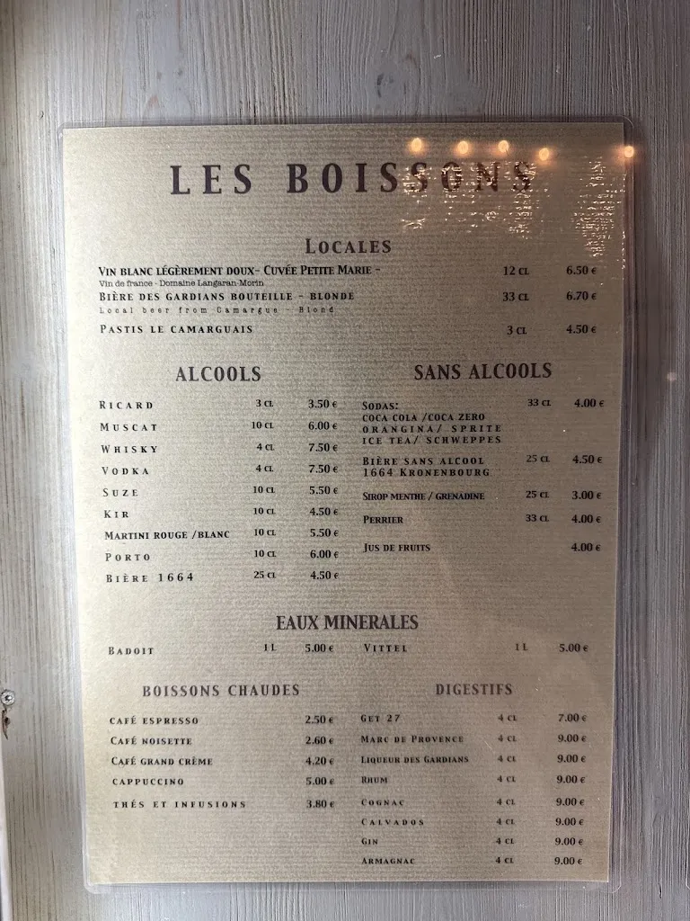 Menu_Le Criquet_Arles_image_1