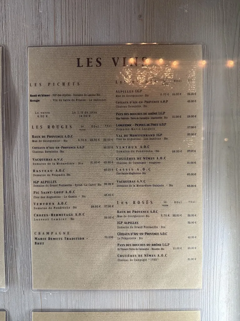 Menu_Le Criquet_Arles_image_2