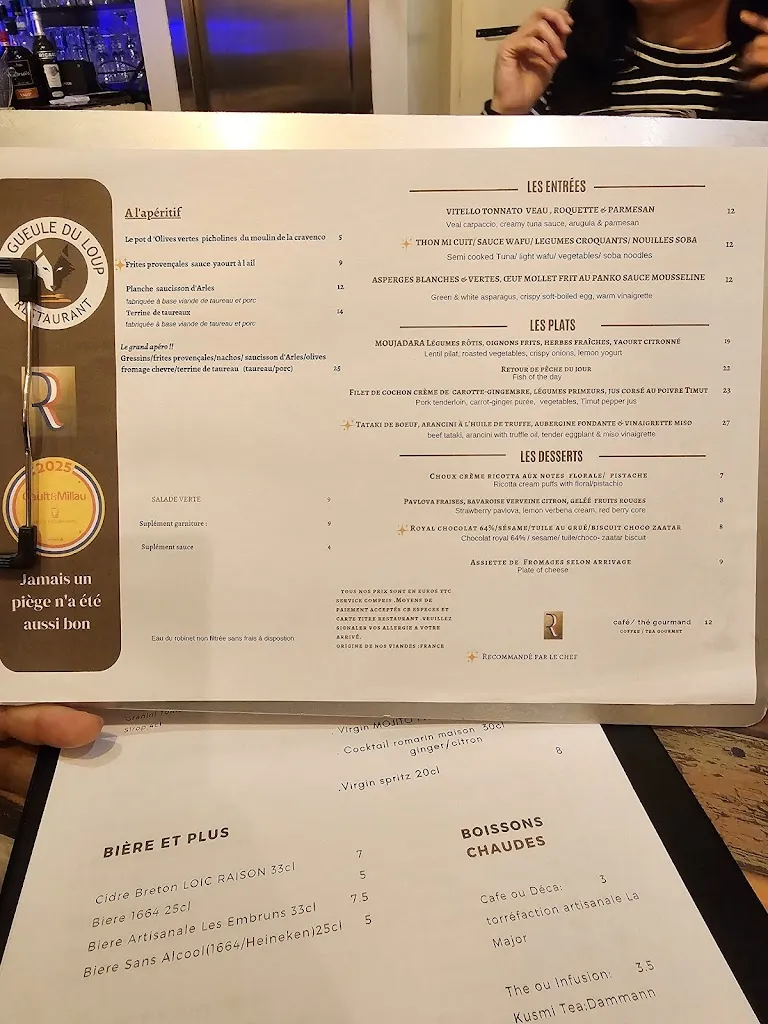 Menu_La Gueule du Loup_Arles_immagine_3