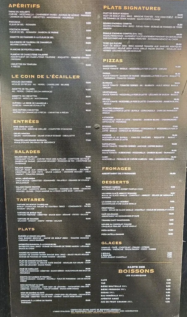 Menu_Grand Café Malarte - Restaurant Arles_Arles_image_1
