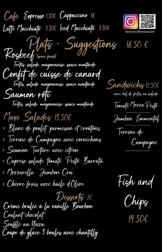 Menu_Café Factory République_Arles_image_1