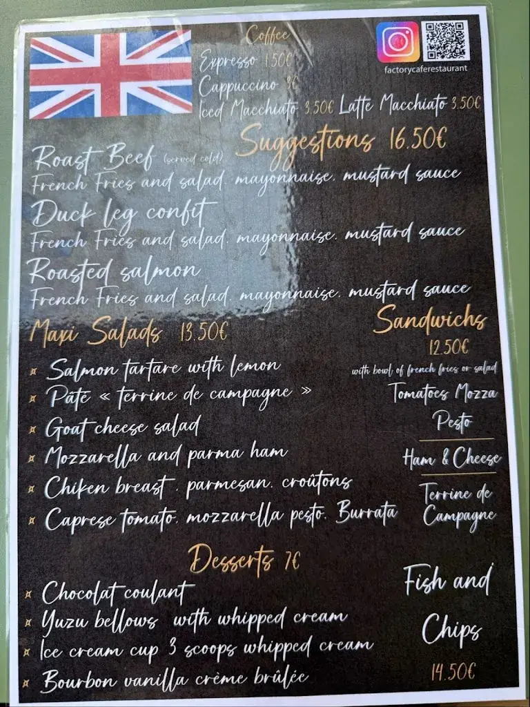 Menu_Café Factory République_Arles_image_2