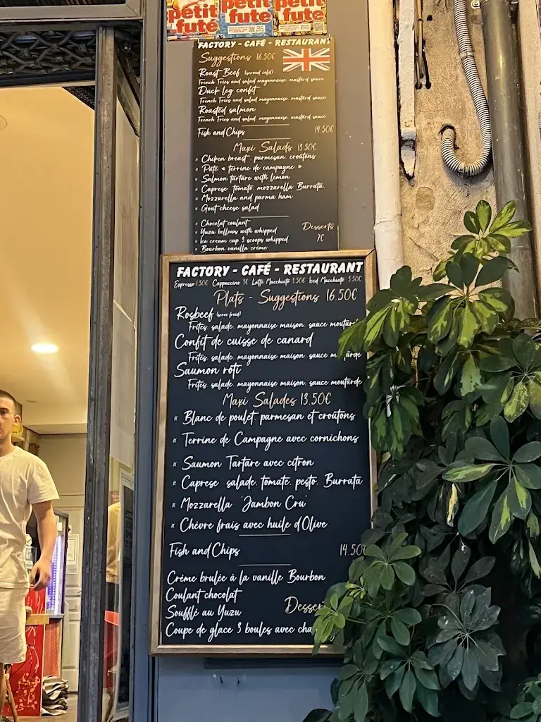 Menu_Café Factory République_Arles_image_3