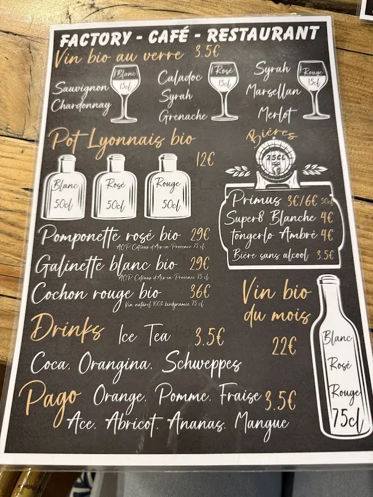 Menu_Café Factory République_Arles_image_4