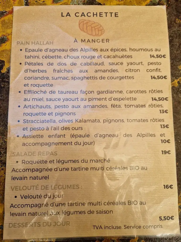Menu_La cachette_Arles_image_3