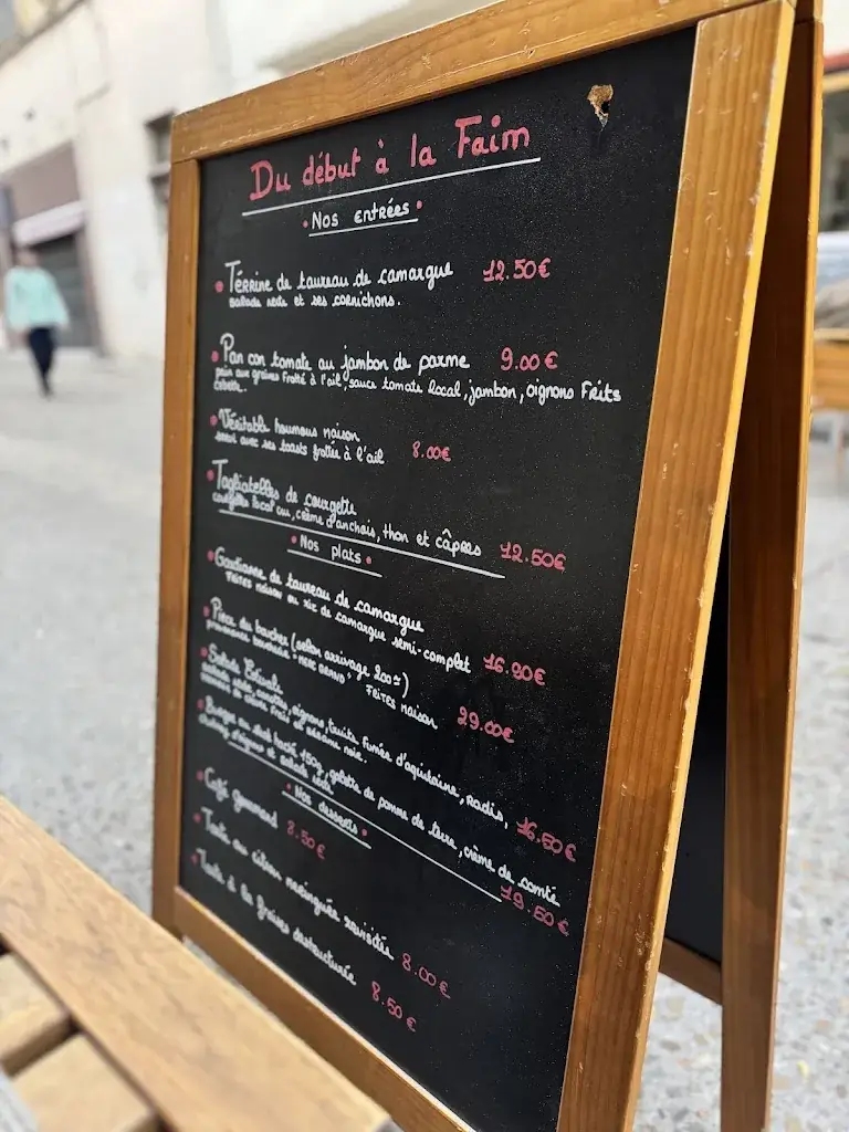 Menu_Du début à la Faim_Arles_image_1