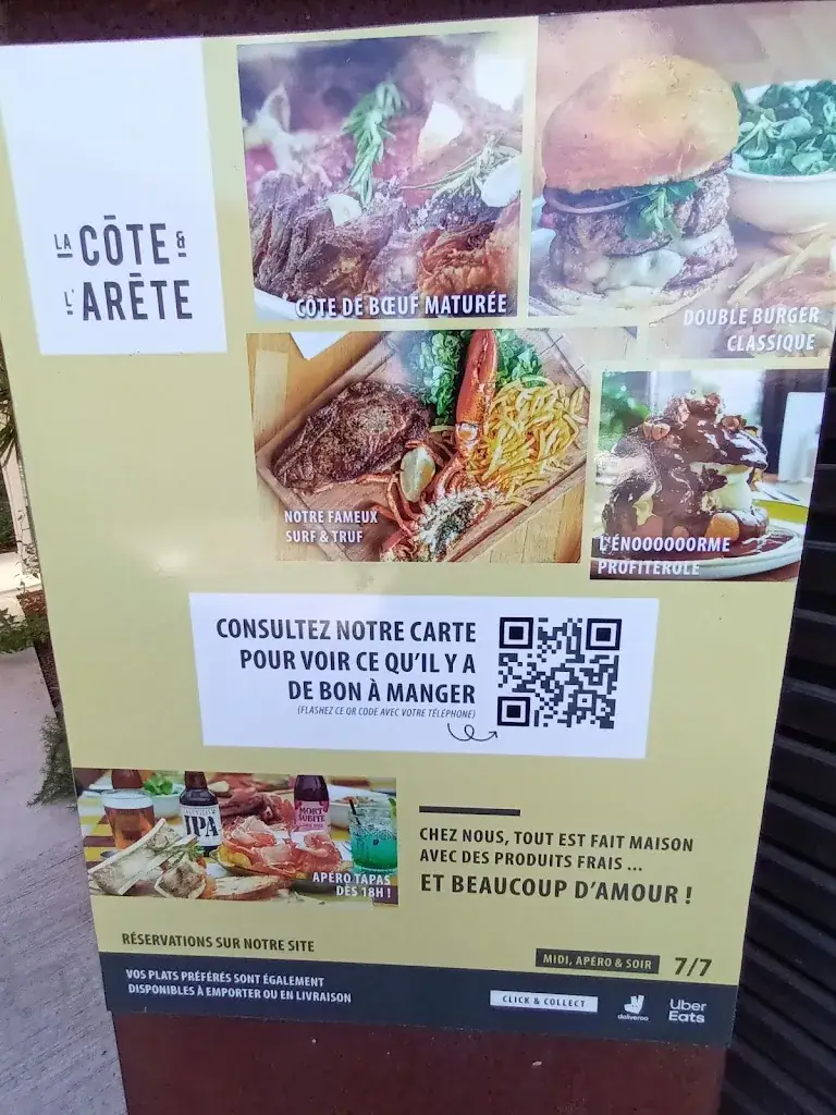 Menu_La Côte et l'Arête - Aucamville_Aucamville_image_3