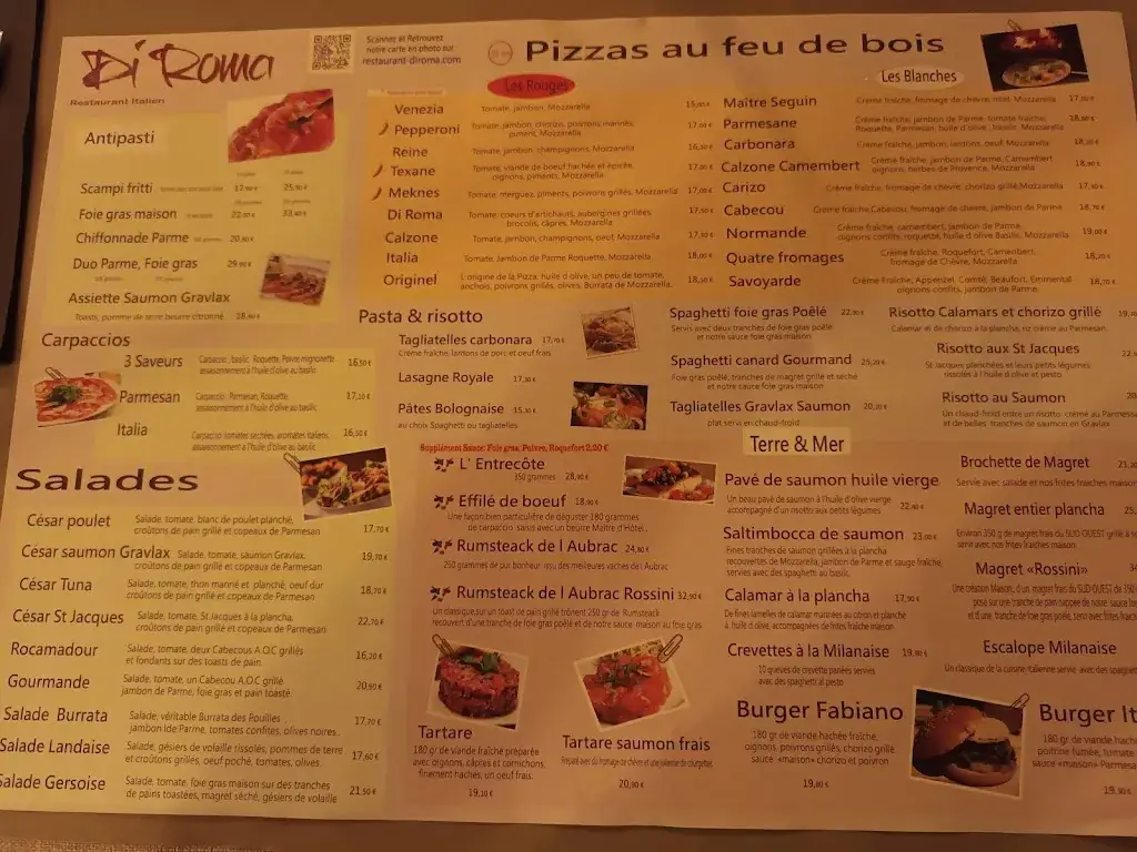 Menu_Restaurant Di Roma_Aucamville_image_4