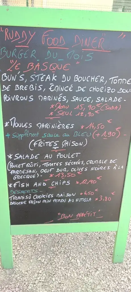 Menu_Ruddy food diner_Versoud_image_2