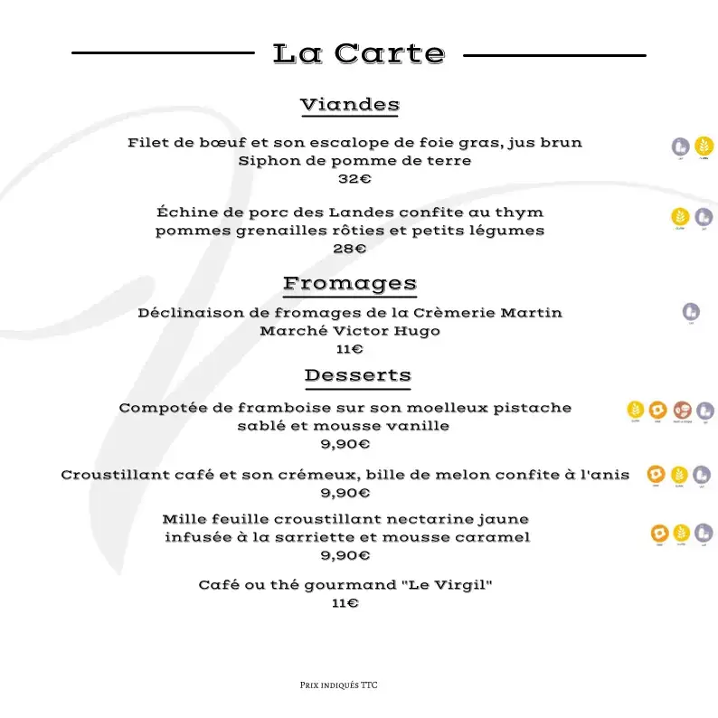 Menu_Restaurant - Le Virgil_Fenouillet_image_1