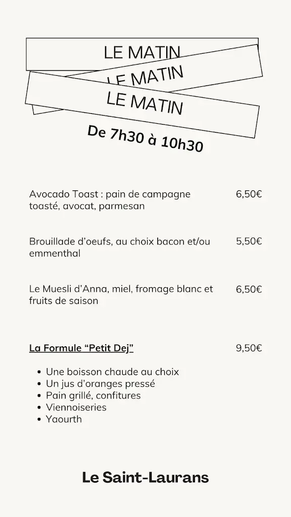 Menu_Hotel Saint Laurans_Aurignac_image_4