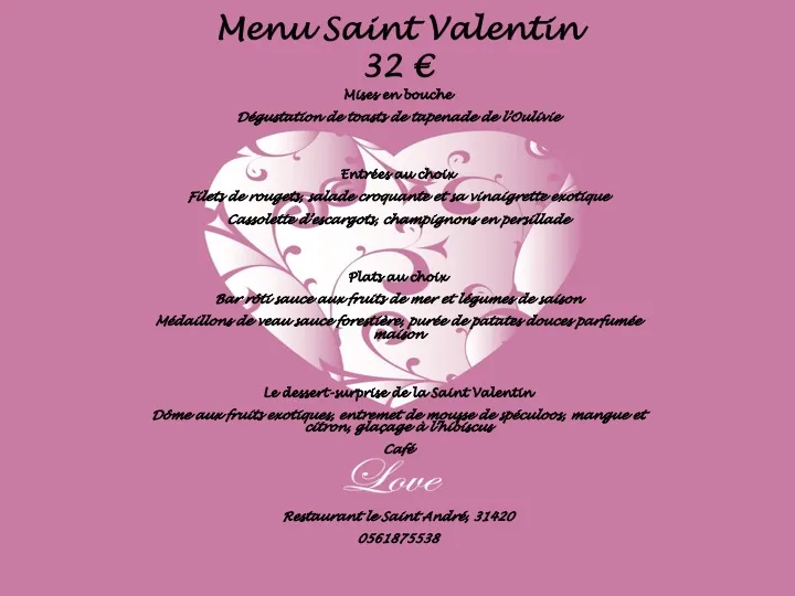 Menu_LE SAINT ANDRE_Saint-André_image_1