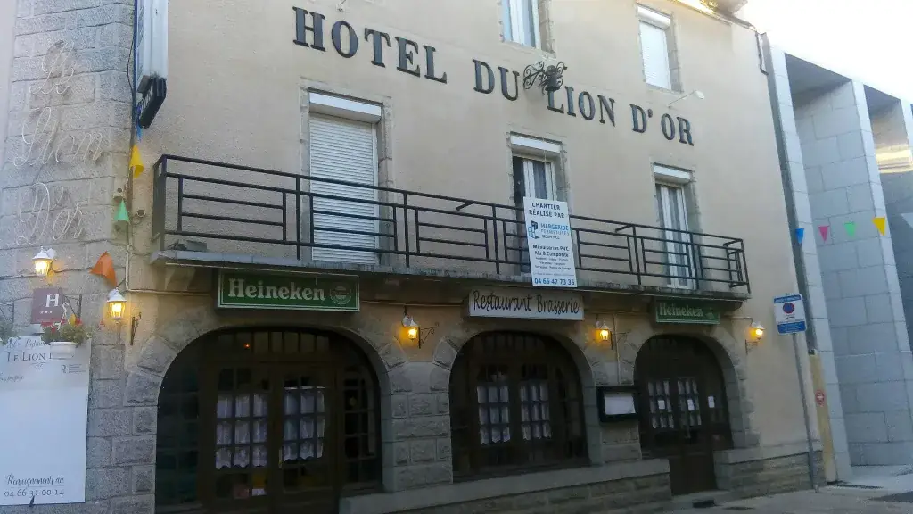 le lion d'or restaurant in Saint-Chély-d'Apcher