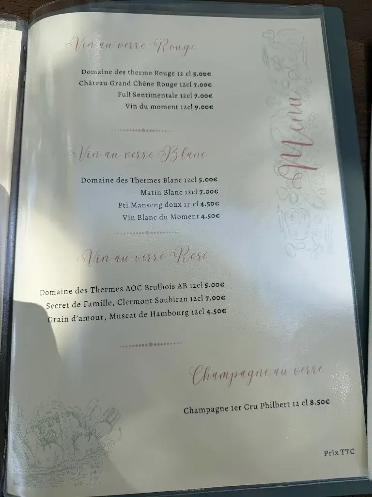 Menu_Hotel/Restaurant de la Tour_Auvillar_imagen_4