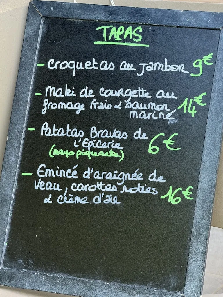Menu_L'épicerie Restaurant_Aussonne_image_2