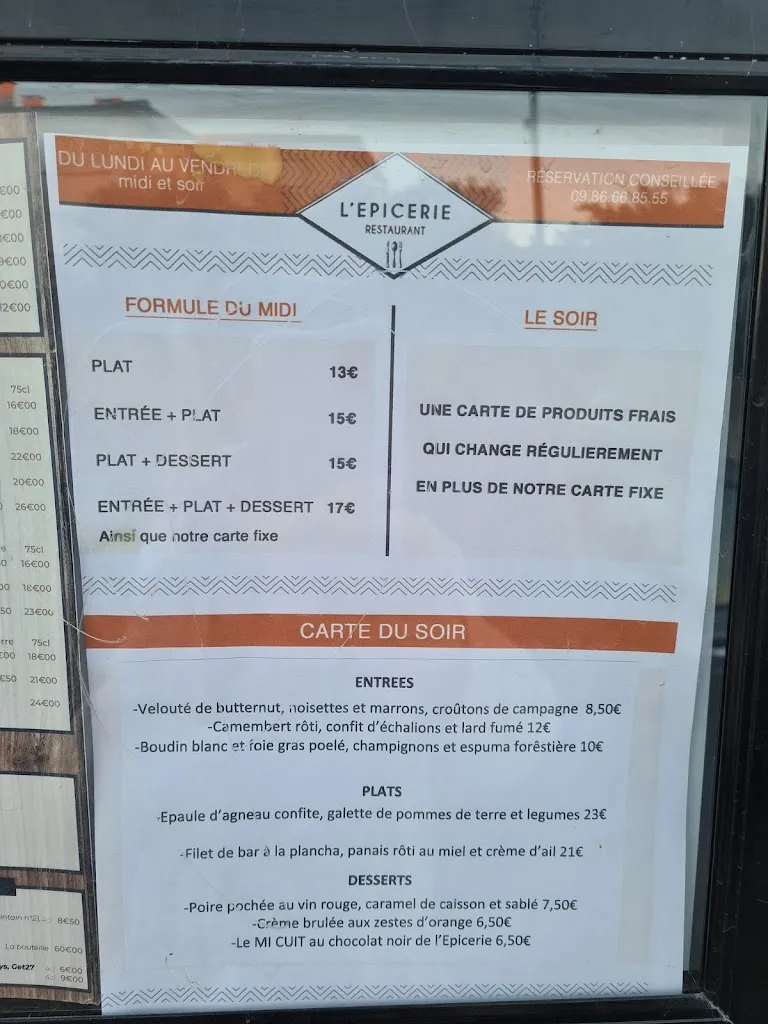 Menu_L'épicerie Restaurant_Aussonne_image_3