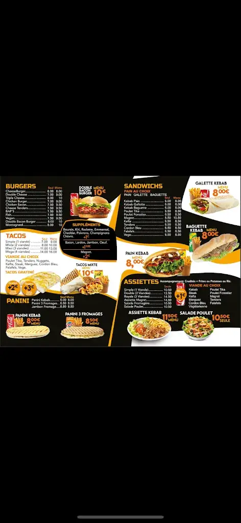 Menu_Le 245th Tacos & Burger_Aussonne_image_1