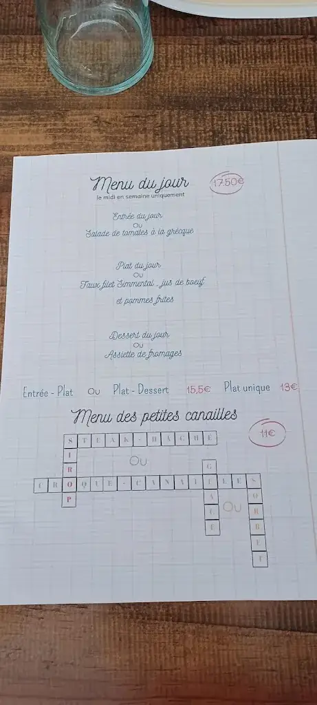 Menu_La Cantine des Canailles_Cornebarrieu_image_3