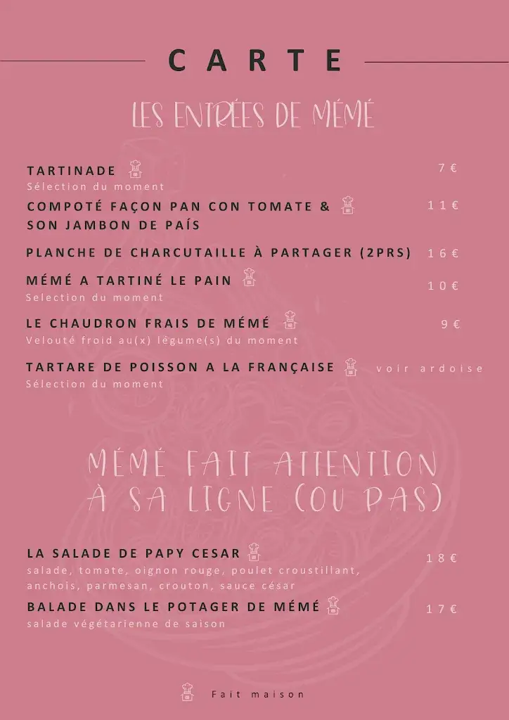 Menu_Chez Fanfan - Restaurant_Cornebarrieu_image_1