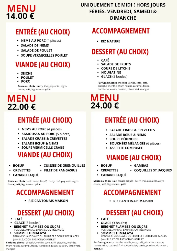Menu_Restaurant Palais d'Asie_Aussonne_immagine_3