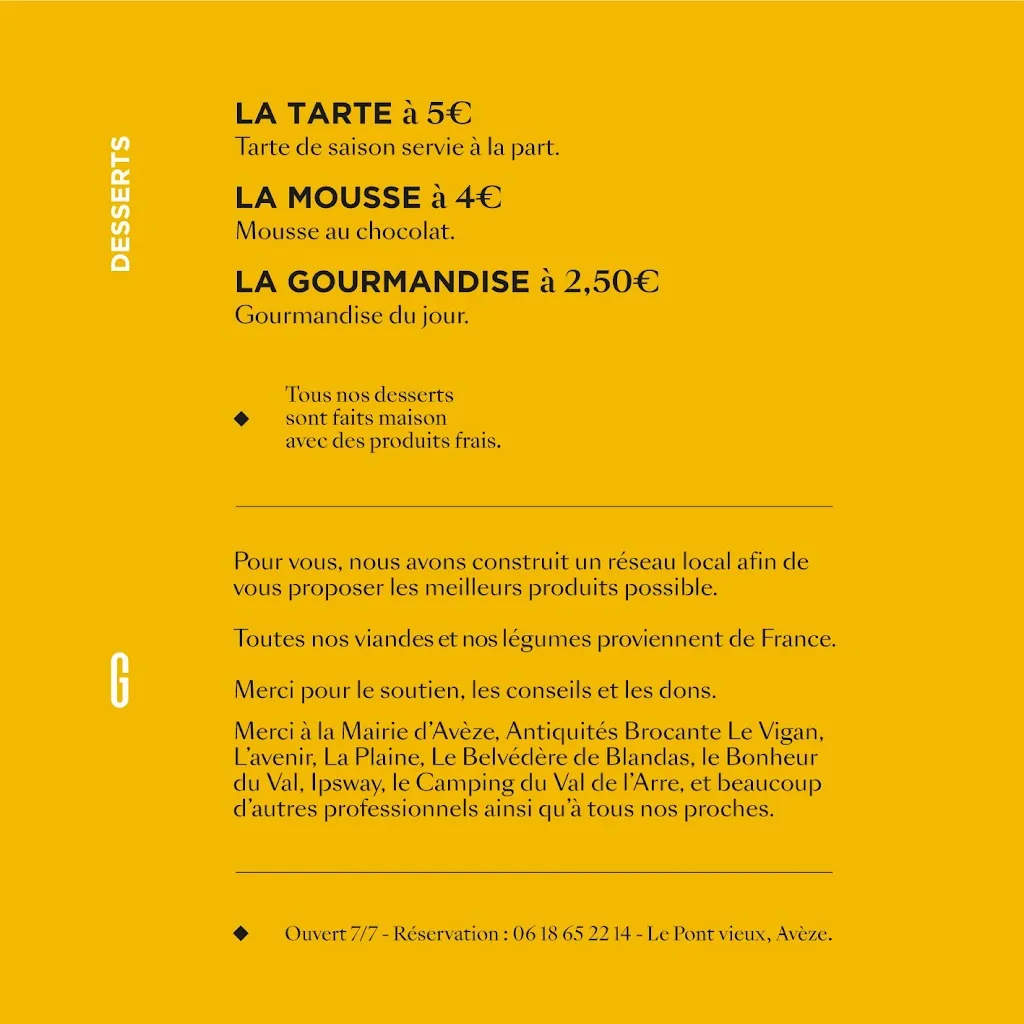 Menu_La Guinguette d'Avèze_Avèze_image_4