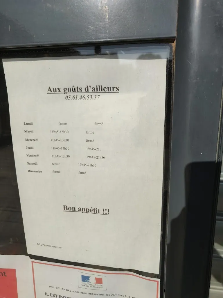 Menu_Aux goûts d'ailleurs_Castanet-Tolosan_image_2