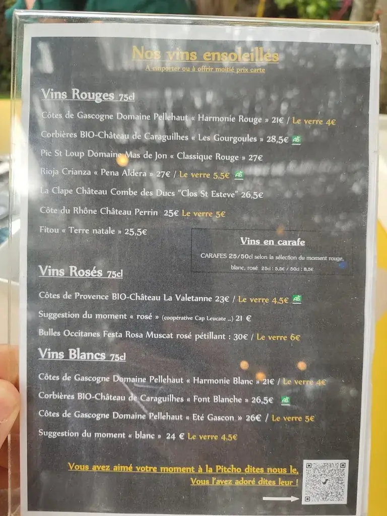 Menu_La Pitcholina - Restaurant Saint Orens_Saint-Orens-de-Gameville_image_3