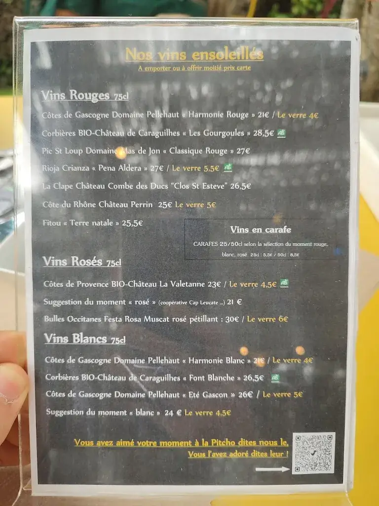 Menu_La Pitcholina - Restaurant Saint Orens_Saint-Orens-de-Gameville_image_4