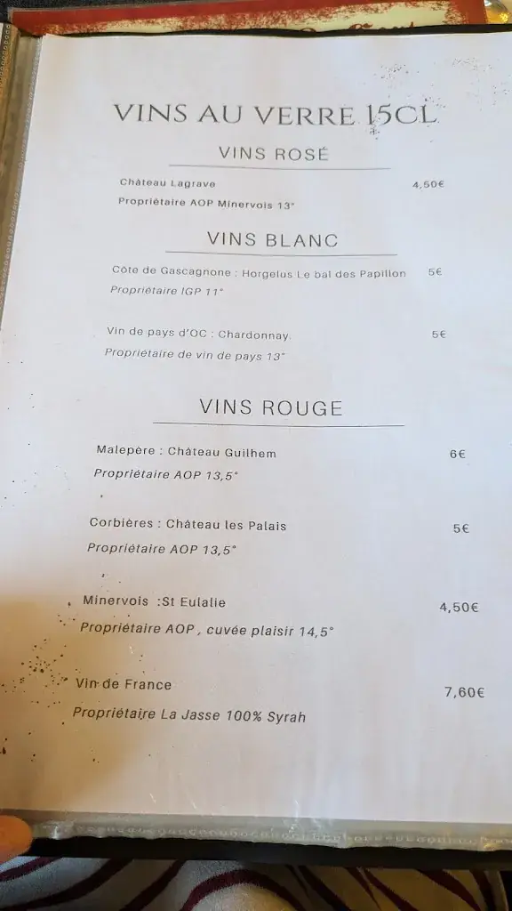Menu_Hostellerie Etienne_Labastide-d'Anjou_image_1