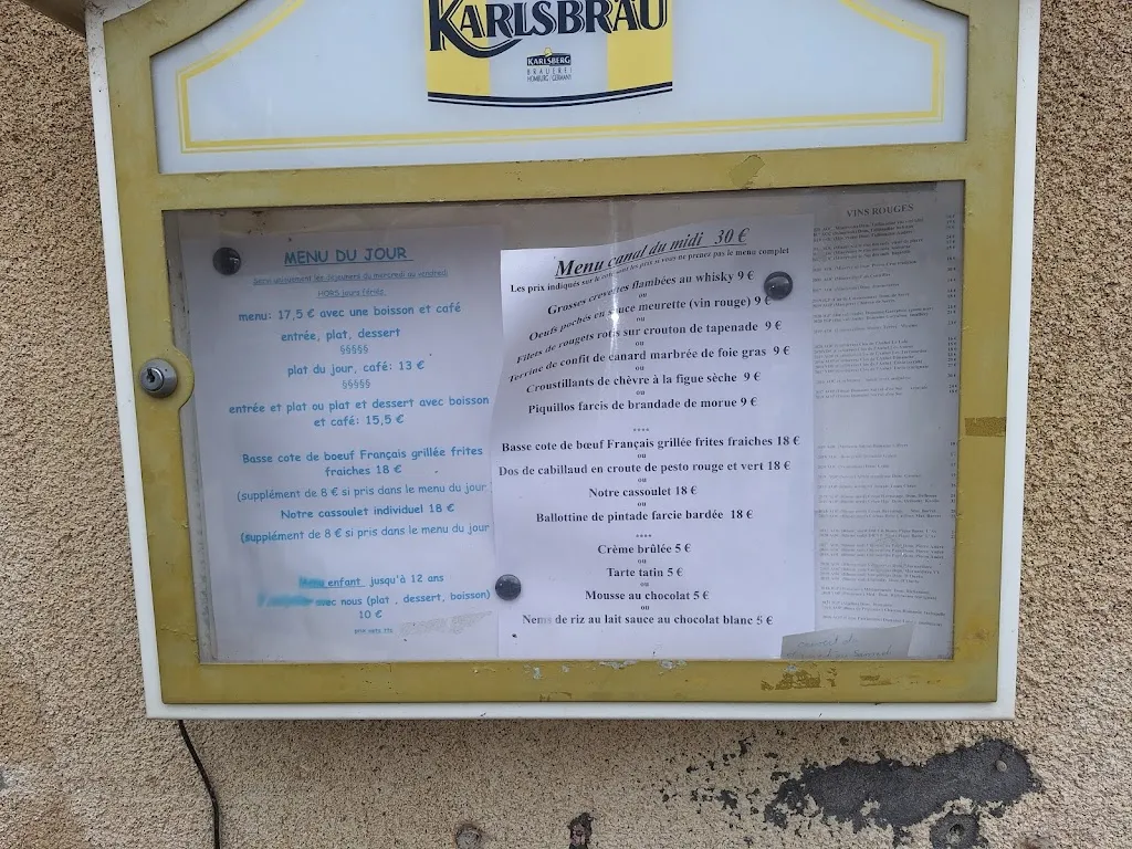 Menu_Le Relais de Riquet_Labastide-d'Anjou_image_1