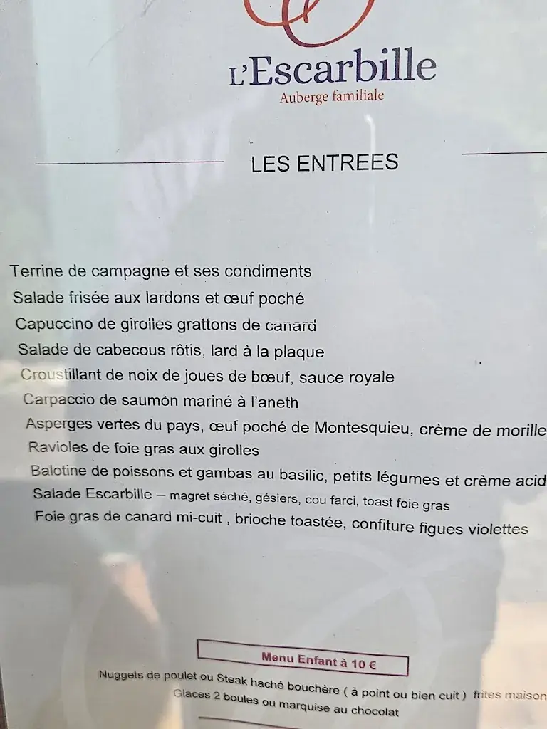 Menu_Restaurant l'Escarbille_Montgiscard_image_3