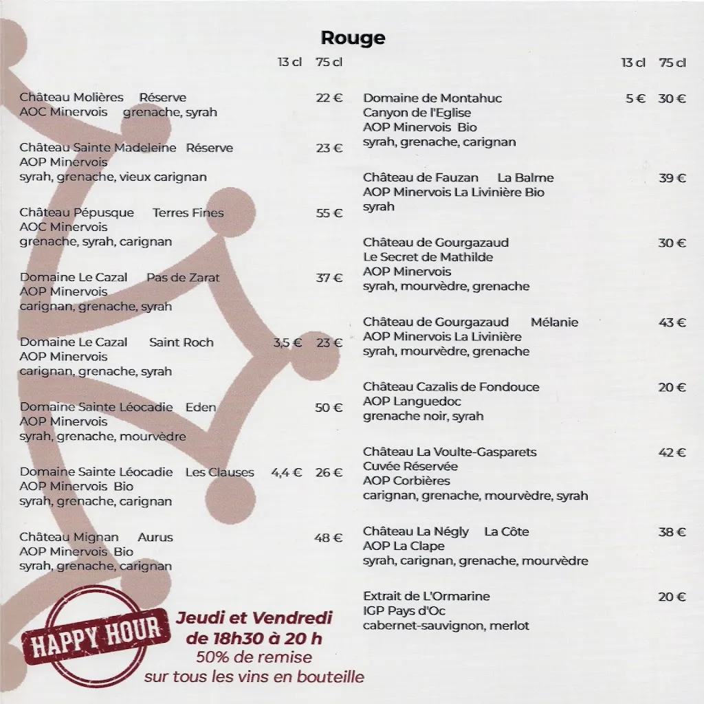 Menu_Les Tonneliers - Restaurant de Vignerons_Homps_image_3