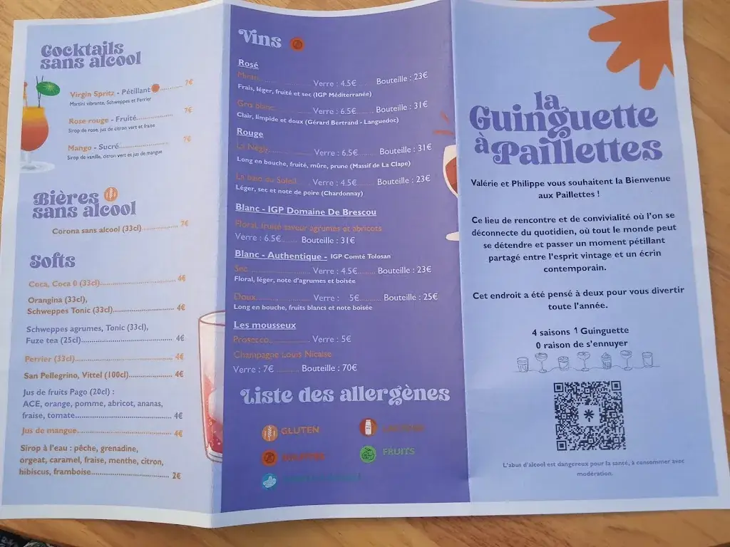 Menu_La Guinguette à Paillettes_Auterive_image_2