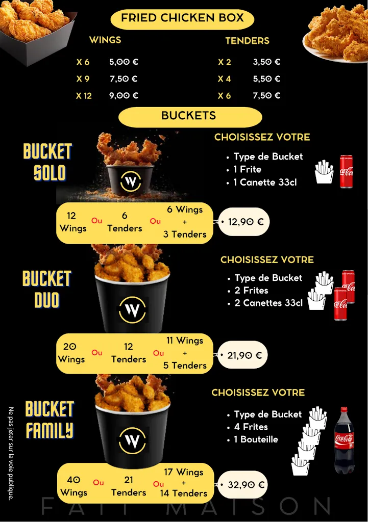 Menu_WONDER Burgers & Fried Chicken_Auterive_image_2