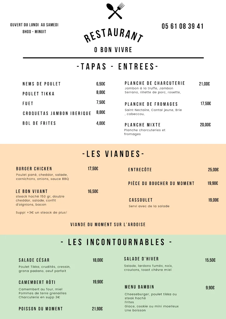 Menu_O Bon Vivre_Venerque_image_4