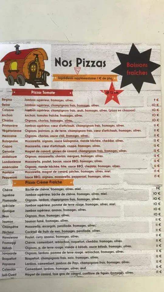 Menü_La roulotte à pizza_Auterive_Bild_2