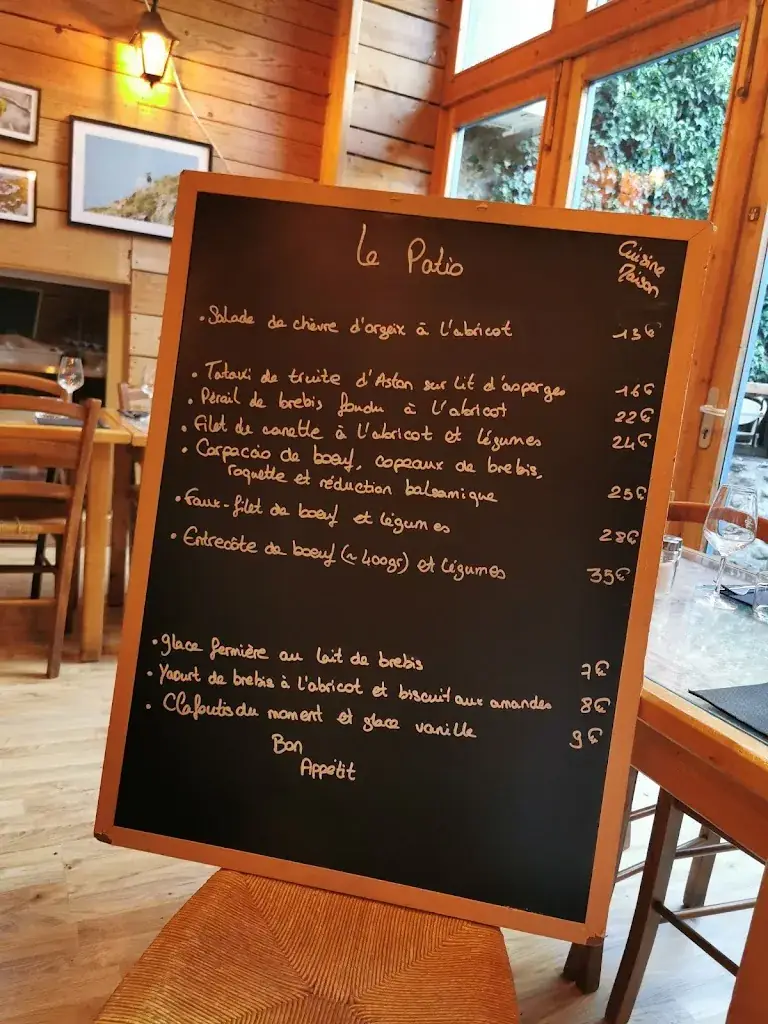 Menu_Restaurant Le Patio_Ax-les-Thermes_imagen_1