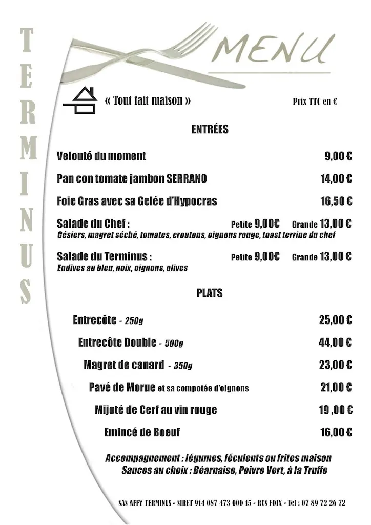 Menu_Restaurant Le Terminus_Ax-les-Thermes_image_2