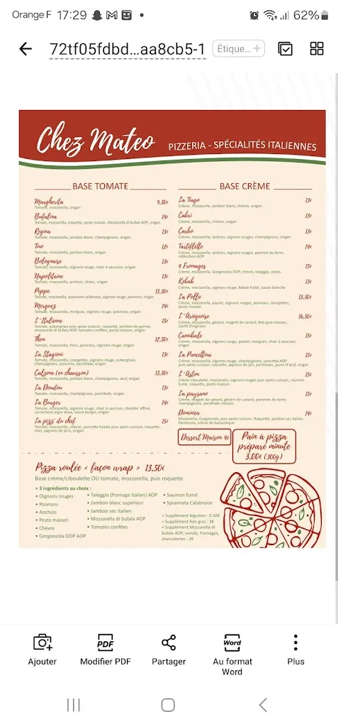 Menu_Chez Mateo pizzeria_Ax-les-Thermes_image_2