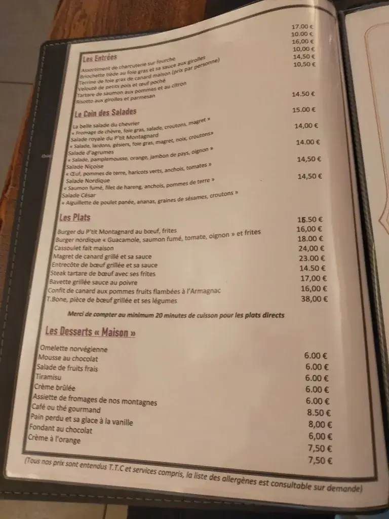 Menu_Le P'tit Montagnard_Ax-les-Thermes_image_2